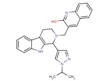 3-{[1-(1-isopropyl-1H-pyrazol-4-yl)-1,3,4,9-tetrahydro-2H-beta-carbolin-2-yl]methyl}-2-quinolinol