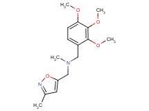 N-methyl-1-(3-methyl-5-isoxazolyl)-N-(2,3,4-trimethoxybenzyl)methanamine trifluoroacetate
