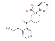 1'-[(4-propylpyrimidin-5-yl)carbonyl]spiro[indole-3,3'-piperidin]-2(1H)-one