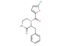 3-benzyl-4-(5-chloro-2-furoyl)piperazin-2-one
