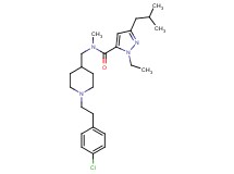 N-({1-[2-(4-chlorophenyl)ethyl]-4-piperidinyl}methyl)-1-ethyl-3-isobutyl-N-methyl-1H-pyrazole-5-carboxamide