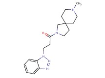 2-[3-(1H-1,2,3-benzotriazol-1-yl)propanoyl]-8-methyl-2,8-diazaspiro[4.5]decane