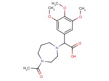 (4-acetyl-1,4-diazepan-1-yl)(3,4,5-trimethoxyphenyl)acetic acid