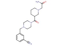 2-(3-{[4-(3-cyanobenzyl)-1-piperazinyl]carbonyl}-1-piperidinyl)acetamide
