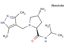 (2S,4R)-4-amino-1-[(3,5-dimethyl-1H-pyrazol-4-yl)methyl]-N-isopropylpyrrolidine-2-carboxamide