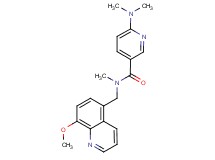 6-(dimethylamino)-N-[(8-methoxyquinolin-5-yl)methyl]-N-methylnicotinamide