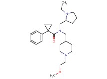 N-[(1-ethyl-2-pyrrolidinyl)methyl]-N-{[1-(2-methoxyethyl)-4-piperidinyl]methyl}-1-phenylcyclopropanecarboxamide