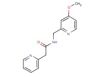 N-[(4-methoxypyridin-2-yl)methyl]-2-pyridin-2-ylacetamide