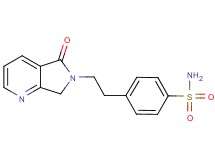 4-[2-(5-oxo-5,7-dihydro-6H-pyrrolo[3,4-b]pyridin-6-yl)ethyl]benzenesulfonamide