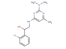1-(2-chlorophenyl)-2-{[2-(dimethylamino)-6-methylpyrimidin-4-yl]amino}ethanol