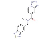 N-(2,1,3-benzothiadiazol-5-ylmethyl)-N-methyltetrazolo[1,5-a]pyridine-7-carboxamide