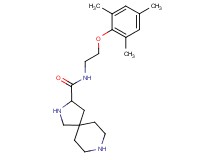 N-[2-(mesityloxy)ethyl]-2,8-diazaspiro[4.5]decane-3-carboxamide