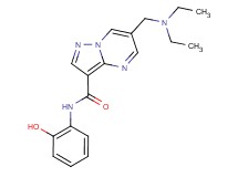 6-[(diethylamino)methyl]-N-(2-hydroxyphenyl)pyrazolo[1,5-a]pyrimidine-3-carboxamide