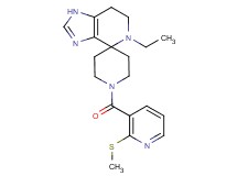 5-ethyl-1'-{[2-(methylthio)pyridin-3-yl]carbonyl}-1,5,6,7-tetrahydrospiro[imidazo[4,5-c]pyridine-4,4'-piperidine]