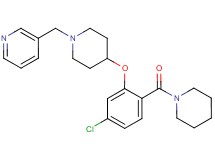 3-({4-[5-chloro-2-(1-piperidinylcarbonyl)phenoxy]-1-piperidinyl}methyl)pyridine