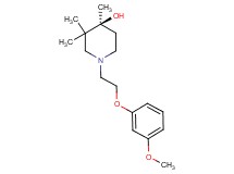 (4S)-1-[2-(3-methoxyphenoxy)ethyl]-3,3,4-trimethyl-4-piperidinol
