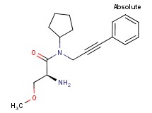 N~1~-cyclopentyl-O-methyl-N~1~-(3-phenyl-2-propyn-1-yl)-L-serinamide hydrochloride