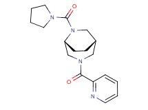 (1S*,5R*)-3-(2-pyridinylcarbonyl)-6-(1-pyrrolidinylcarbonyl)-3,6-diazabicyclo[3.2.2]nonane