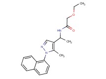 2-ethoxy-N-{1-[5-methyl-1-(1-naphthyl)-1H-pyrazol-4-yl]ethyl}acetamide
