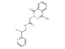 N-[2-hydroxy-2-(2-pyridinyl)ethyl]-2-(4-methyl-1-oxo-2(1H)-phthalazinyl)acetamide