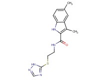3,5-dimethyl-N-[2-(1H-1,2,4-triazol-5-ylthio)ethyl]-1H-indole-2-carboxamide