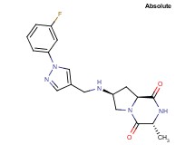 (3R,7S,8aS)-7-({[1-(3-fluorophenyl)-1H-pyrazol-4-yl]methyl}amino)-3-methylhexahydropyrrolo[1,2-a]pyrazine-1,4-dione