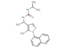 N-isopropyl-N'-{1-[5-methyl-1-(1-naphthyl)-1H-pyrazol-4-yl]ethyl}urea