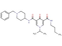 N-(1-benzyl-4-piperidinyl)-N'-butyl-1-isopropyl-4-oxo-1,4-dihydro-3,5-pyridinedicarboxamide