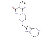 2-[4-(5,6,7,8-tetrahydro-4H-pyrazolo[1,5-a][1,4]diazepin-2-ylmethyl)-1-piperazinyl]nicotinamide dihydrochloride