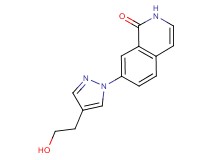 7-[4-(2-hydroxyethyl)-1H-pyrazol-1-yl]isoquinolin-1(2H)-one