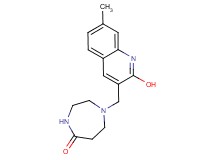 1-[(2-hydroxy-7-methyl-3-quinolinyl)methyl]-1,4-diazepan-5-one