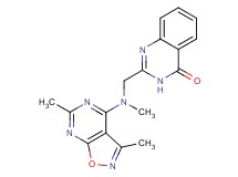 2-{[(3,6-dimethylisoxazolo[5,4-d]pyrimidin-4-yl)(methyl)amino]methyl}-4(3H)-quinazolinone