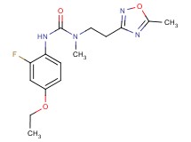 N'-(4-ethoxy-2-fluorophenyl)-N-methyl-N-[2-(5-methyl-1,2,4-oxadiazol-3-yl)ethyl]urea