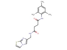 N-(imidazo[2,1-b][1,3]thiazol-6-ylmethyl)-N'-mesitylsuccinamide