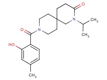 9-(2-hydroxy-4-methylbenzoyl)-2-isopropyl-2,9-diazaspiro[5.5]undecan-3-one