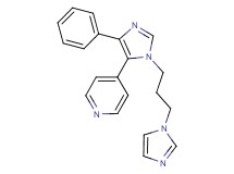 4-{1-[3-(1H-imidazol-1-yl)propyl]-4-phenyl-1H-imidazol-5-yl}pyridine