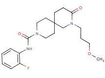 N-(2-fluorophenyl)-2-(3-methoxypropyl)-3-oxo-2,9-diazaspiro[5.5]undecane-9-carboxamide