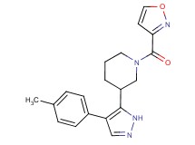1-(isoxazol-3-ylcarbonyl)-3-[4-(4-methylphenyl)-1H-pyrazol-5-yl]piperidine