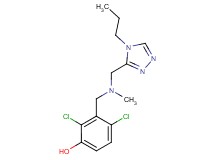 2,4-dichloro-3-({methyl[(4-propyl-4H-1,2,4-triazol-3-yl)methyl]amino}methyl)phenol