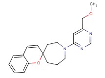 1-[6-(methoxymethyl)pyrimidin-4-yl]spiro[azepane-4,2'-chromene]