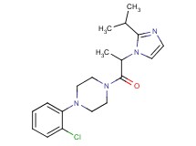 1-(2-chlorophenyl)-4-[2-(2-isopropyl-1H-imidazol-1-yl)propanoyl]piperazine