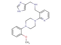 (1H-imidazol-4-ylmethyl)({2-[4-(2-methoxyphenyl)-1-piperazinyl]-3-pyridinyl}methyl)amine