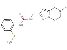 N-[2-(methylthio)phenyl]-N'-(4,5,6,7-tetrahydropyrazolo[1,5-a]pyrazin-2-ylmethyl)urea hydrochloride