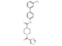 N-(3'-methyl-4-biphenylyl)-1-(1,3-thiazol-4-ylcarbonyl)-4-piperidinecarboxamide