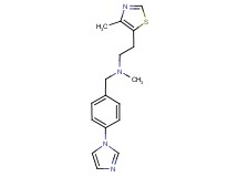 N-[4-(1H-imidazol-1-yl)benzyl]-N-methyl-2-(4-methyl-1,3-thiazol-5-yl)ethanamine