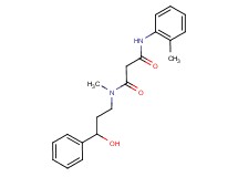 N-(3-hydroxy-3-phenylpropyl)-N-methyl-N'-(2-methylphenyl)malonamide