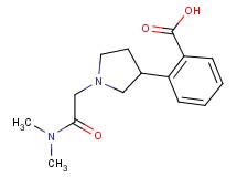 2-{1-[2-(dimethylamino)-2-oxoethyl]-3-pyrrolidinyl}benzoic acid