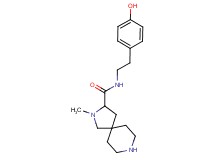 N-[2-(4-hydroxyphenyl)ethyl]-2-methyl-2,8-diazaspiro[4.5]decane-3-carboxamide dihydrochloride