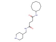 N-cyclooctyl-N'-(piperidin-4-ylmethyl)succinamide