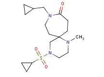 9-(cyclopropylmethyl)-4-(cyclopropylsulfonyl)-1-methyl-1,4,9-triazaspiro[5.6]dodecan-10-one